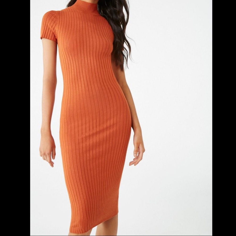 Forever 21 Ribbed Midi Dress